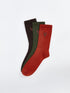 LC Waikiki Embroidered Men's Socks 3 Pack